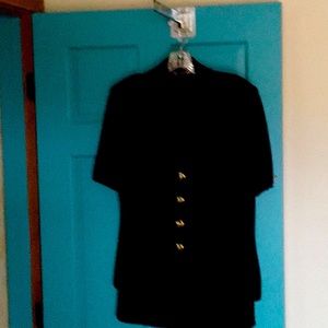 St.John Basics skirt suit, size 10. Original buttons.